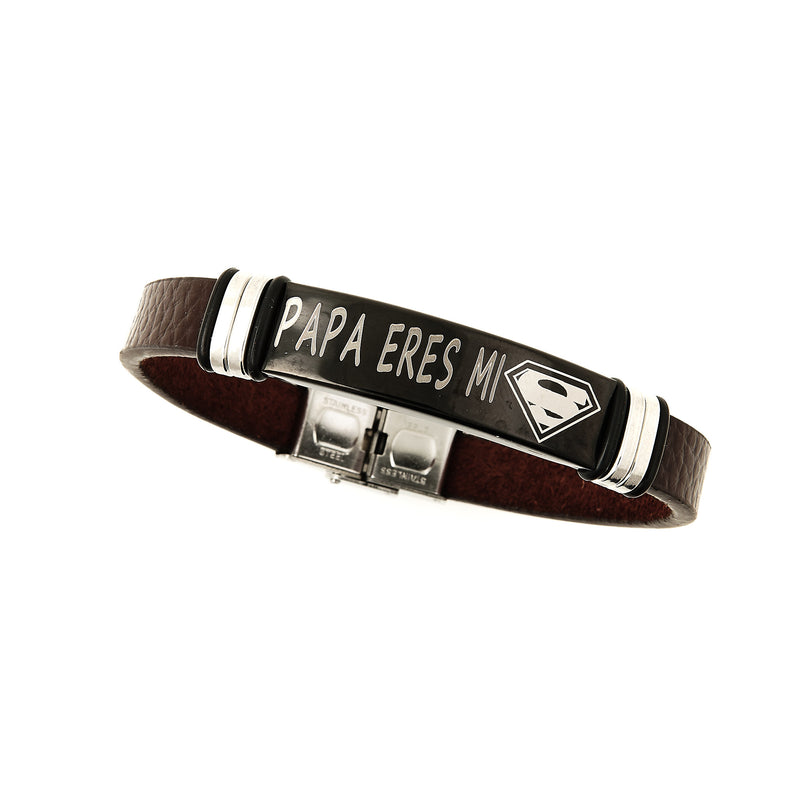 Pulsera "Papá eres mi Superman"