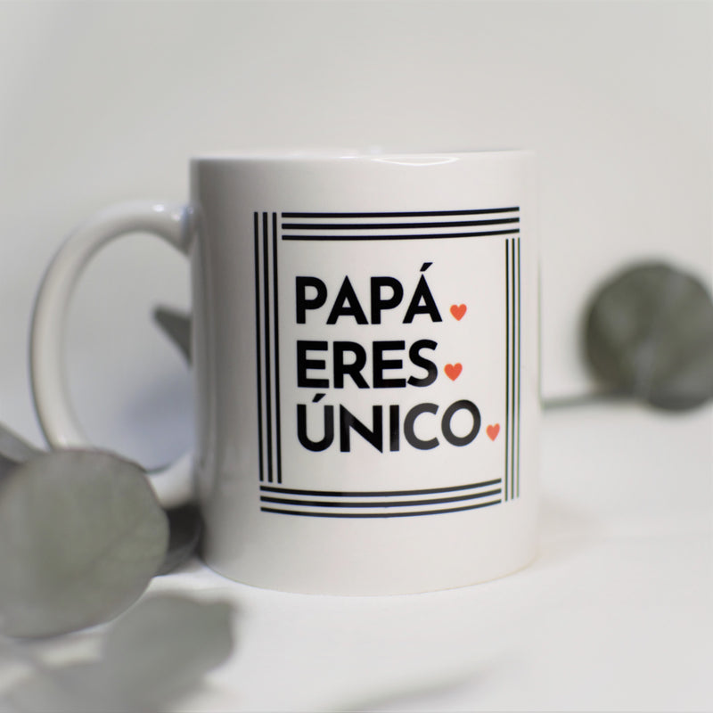 Taza "Papá eres único"