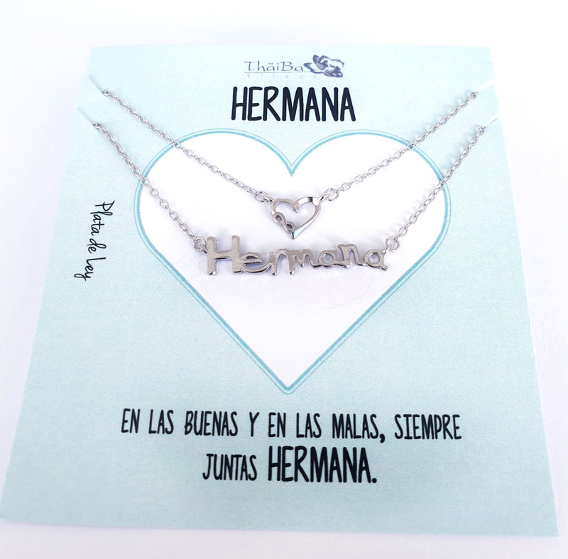 Collar doble Hermana